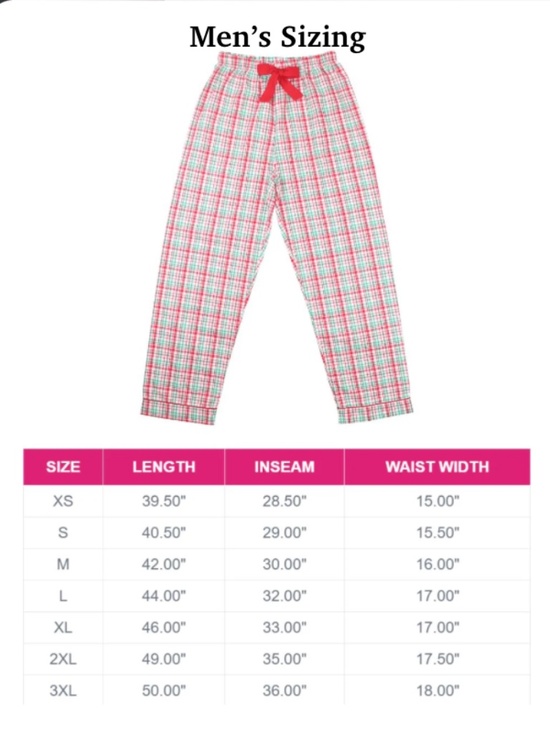 Cecil & Lou Men’s Holiday Pajama Pants – Red & Green Plaid, Size L, NWT - Picture 2 of 3